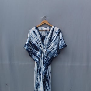 priyanka hand dyed diamond shibori cotton maxi dress Hand Dyed Shibori Maxi Dress Shihar