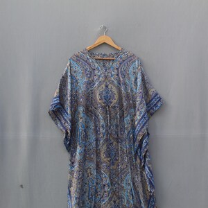 Boho style maxi caftan robe ideal for summer vacations