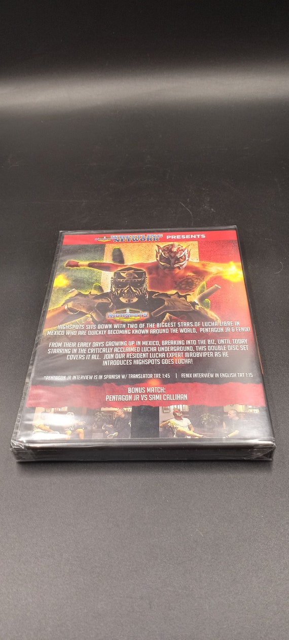 Pro Wrestling Crate DVD Highspots Goes Lucha Pentagon Jr. Rey - Etsy