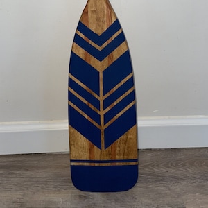 Custom Painted Wood Canoe Paddle