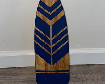 Custom Painted Wood Canoe Paddle