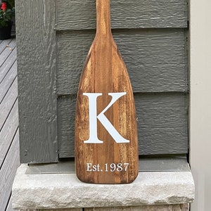 Custom Wood 3.5 ft Canoe Paddle image 1