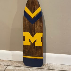 University of Michigan Wood Canoe Paddle
