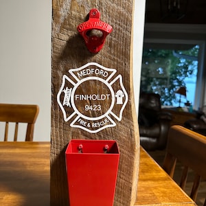 Firefighter Bottle Opener