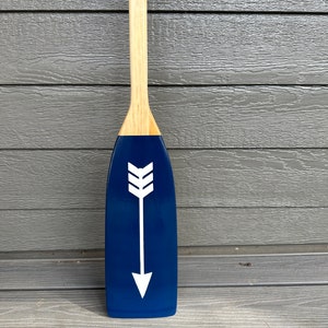Custom Painted Wood Canoe Paddle