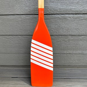 Custom Painted Wood Canoe Paddle