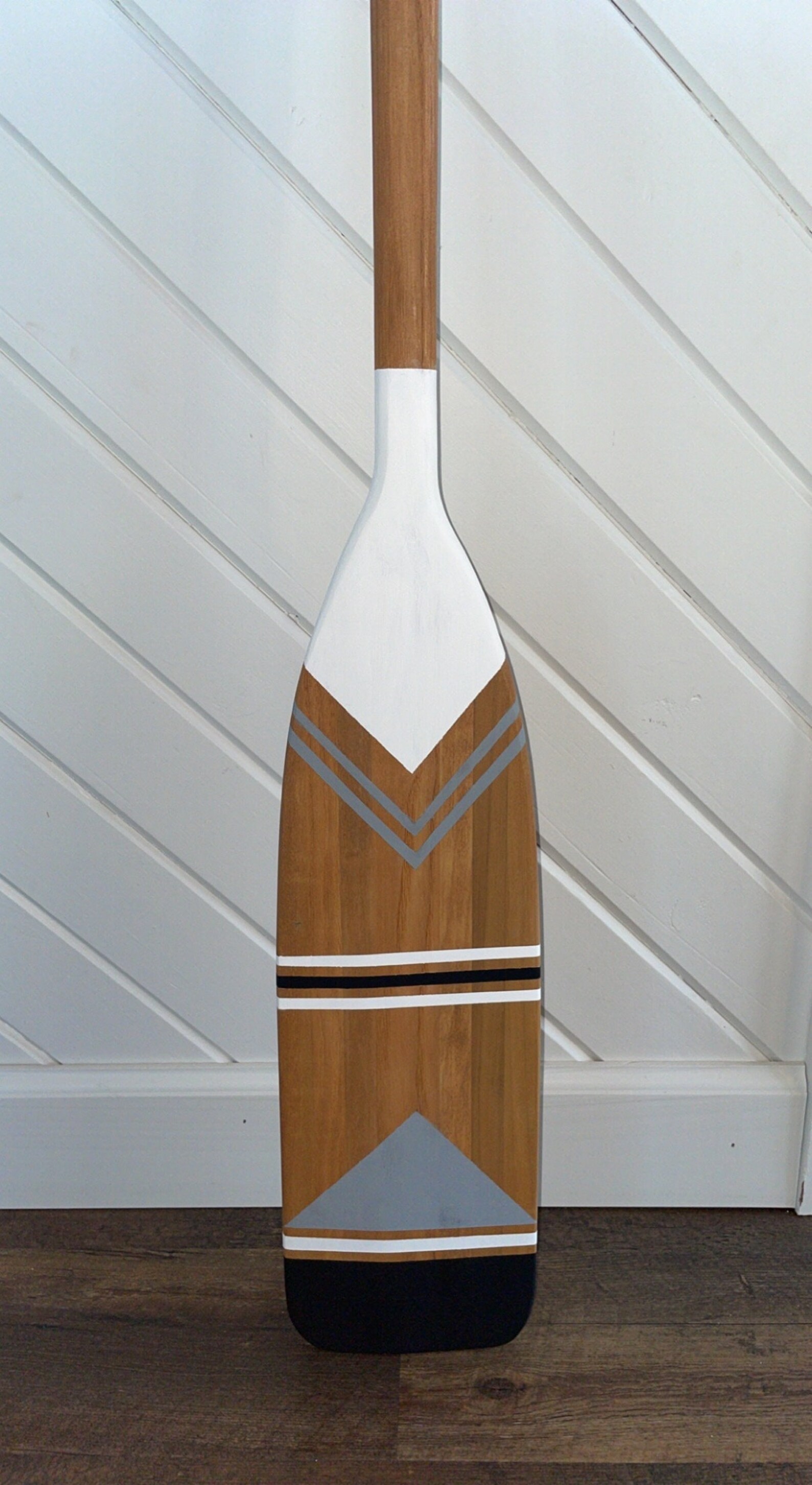 Custom Painted Wood Canoe Paddle Etsy