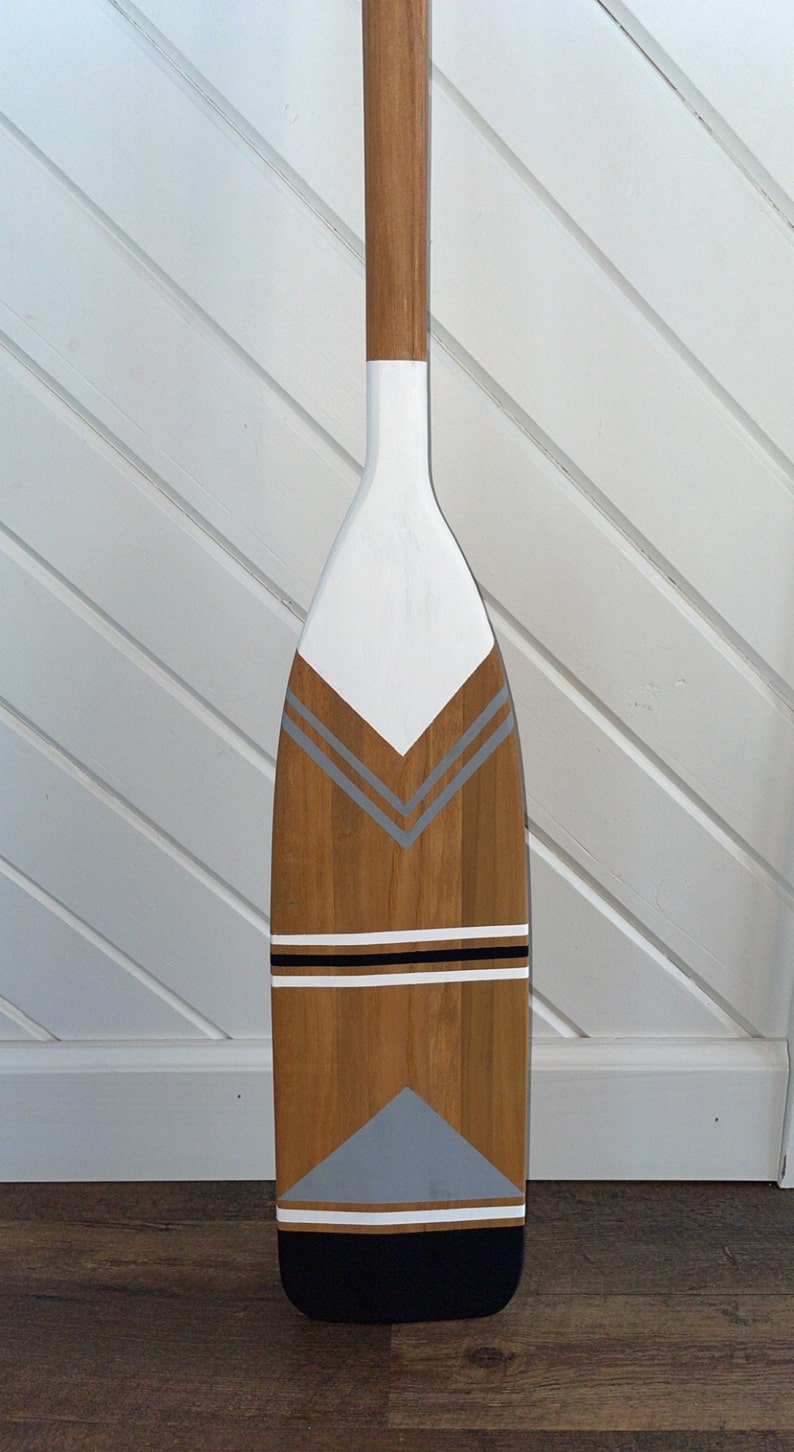 Custom Painted Wood Canoe Paddle Etsy