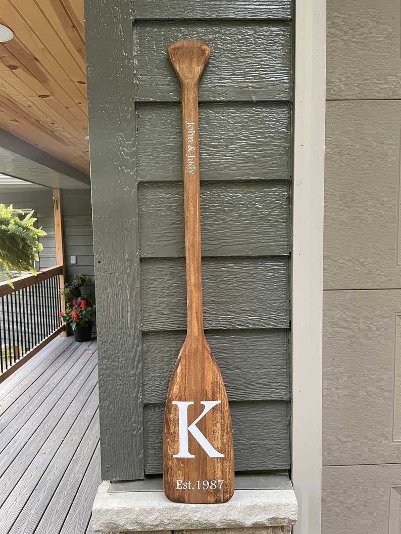 Custom Wood 3.5 ft Canoe Paddle image 1