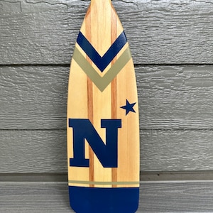 Custom Painted Wood Canoe Paddle