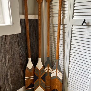 Custom Wood Canoe Paddles