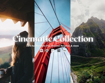 30 Cinematic LUTs | Video & Photo Color Grading (PDF Instructions)