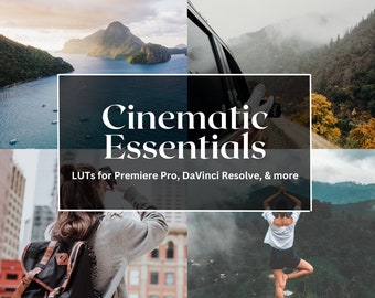 20 LUT cinematográficas / Corrección de color de vídeo y fotografía (instrucciones en PDF)