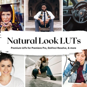 25 Natural Look LUTs Bundle for Video and color grading | Video luts for Final Cut, Premiere Pro, Filmora, DaVinci Resolve, VN app
