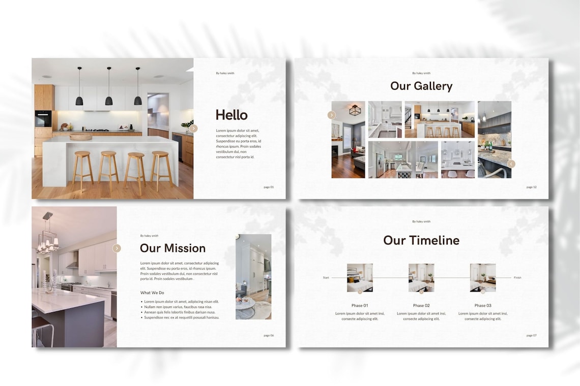 canva interior design presentation