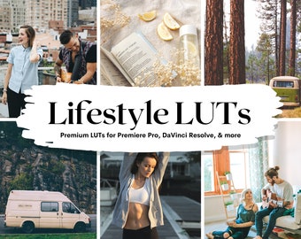 20 Lifestyle LUTs Pack | Video & Mobile Presets (Digital Download)