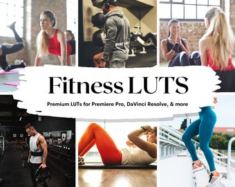 Fitness-LUTs | Video & Foto Color Grading Presets (PDF-Anleitung)