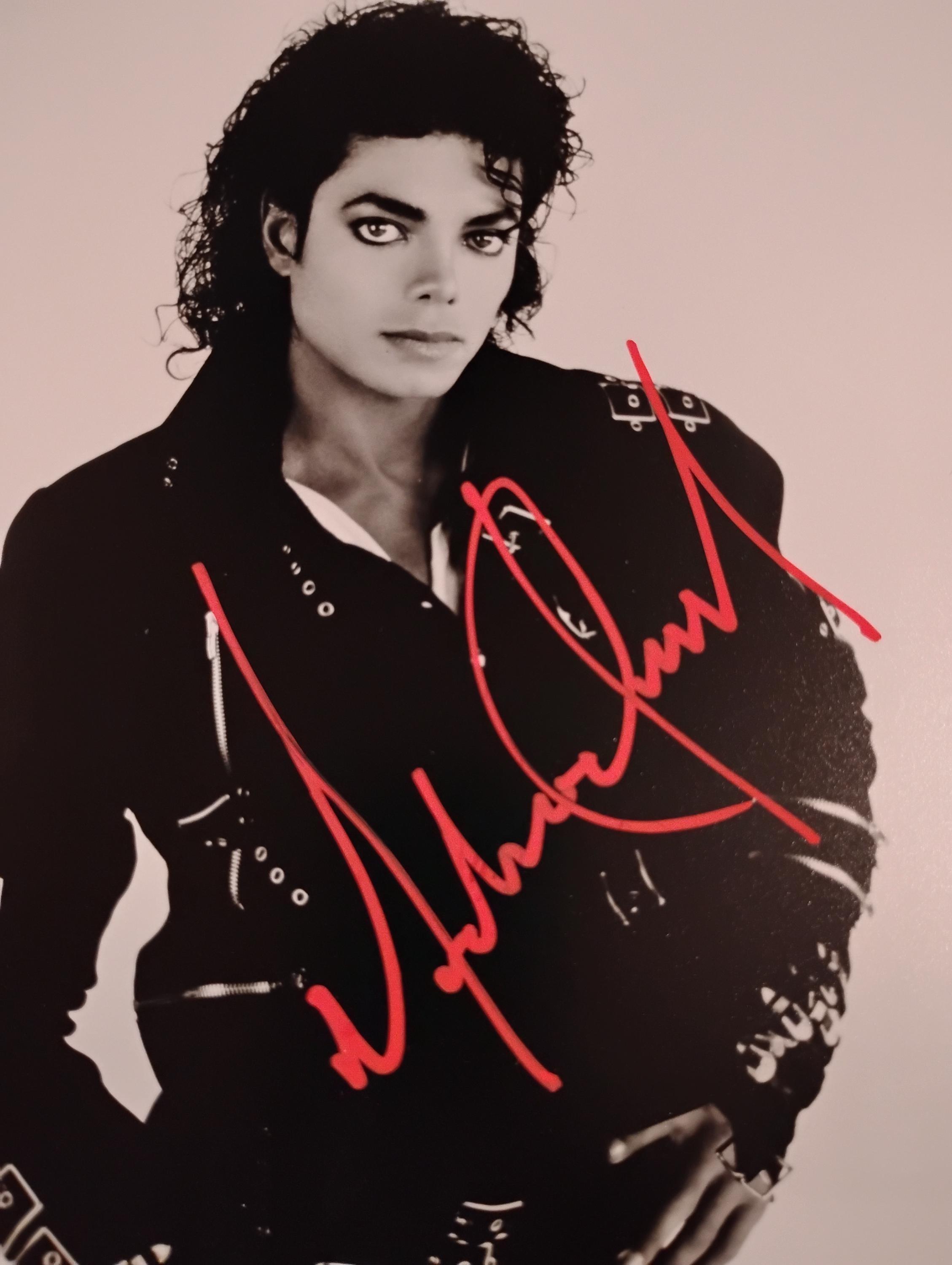Vintage 1990's Michael Jackson Signed Photo Autographed - Etsy
