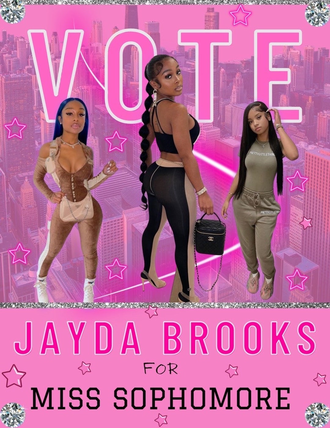 Vote Prom Queen Queen Miss Sophmore Class Etsy