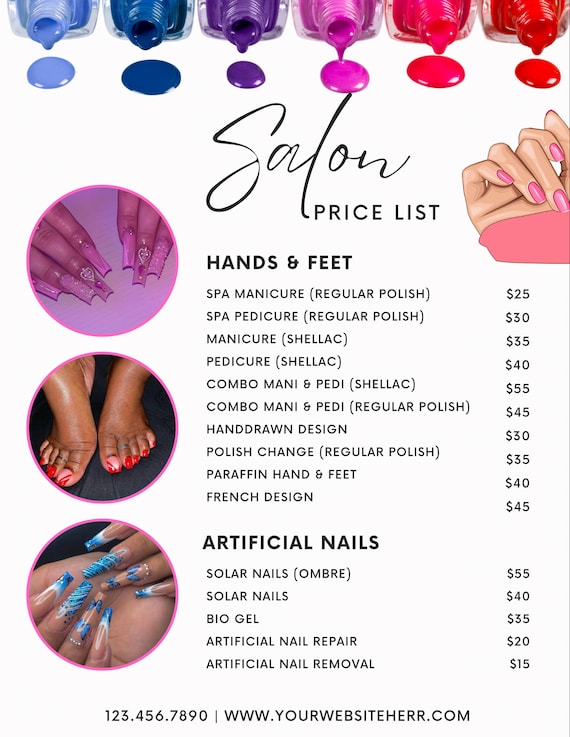 Acrylic nails price deals