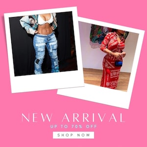 New Arrivals Flyer, Social Media Flyer, Clothing Boutique Flyer, Premade Template