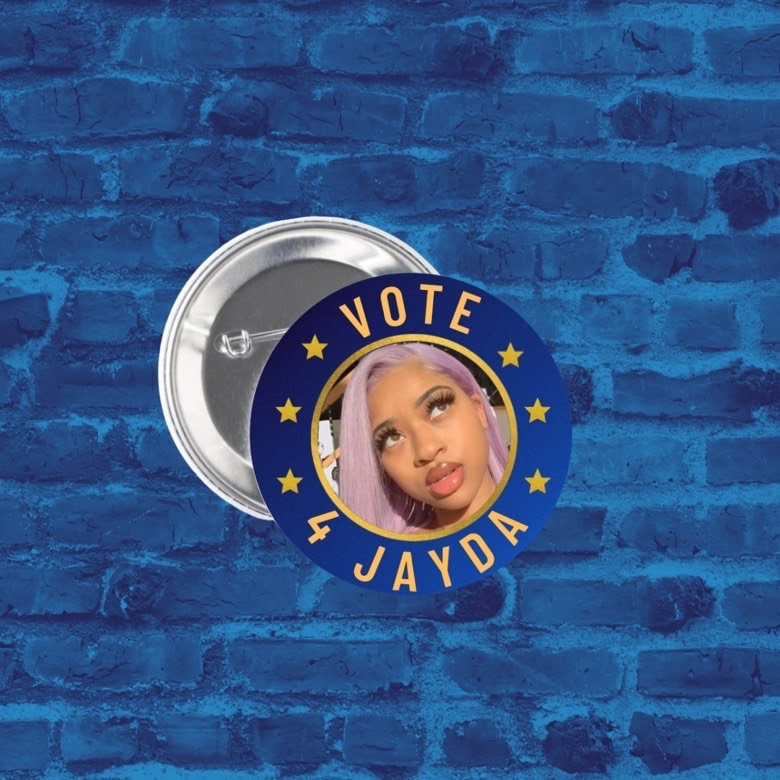 Election campaign Button Design , class voting Button , digital download
