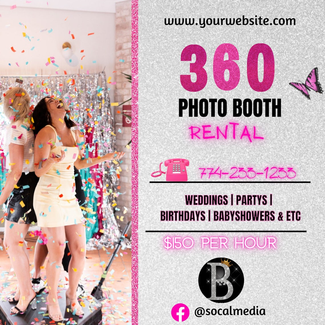 360 Photo Booth 360 Photo Booth Advertisement Editable Etsy 360-photo-booth-360-photo-booth-advertisement-editable-etsy