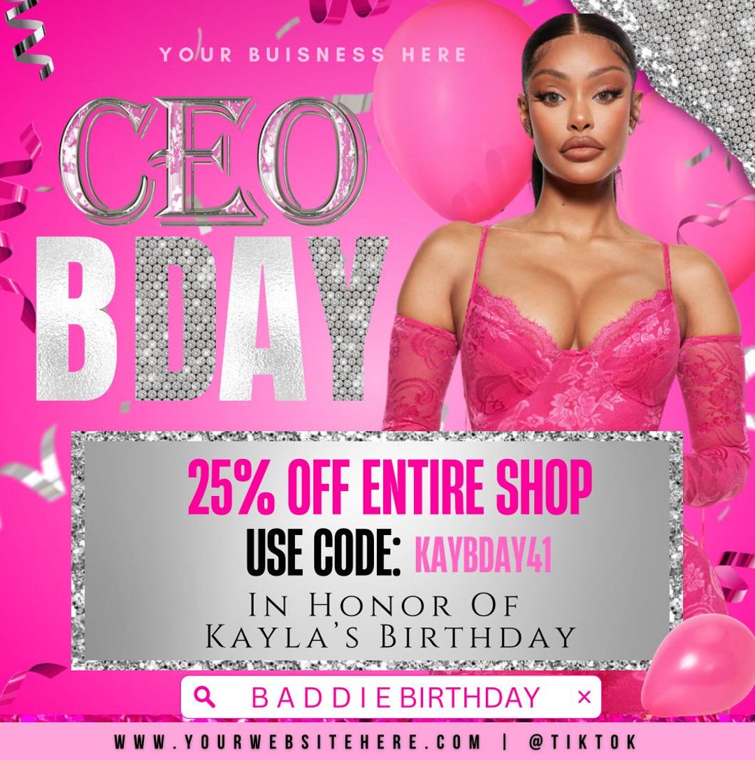 CEO Birthday Special, Editable With Canva , Digital Download, Printable ...