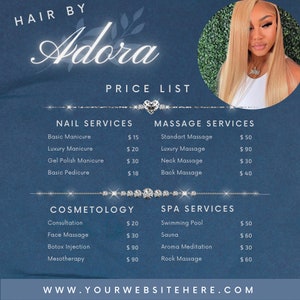 Booking Flyer, Appointment Flyer, Boutique Flyer, braids hair flyer , Book Now Flyer
