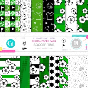 Carta digitale da calcio, modelli da calcio, modelli sportivi, carta digitale sportiva, carta per scrapbooking. Calcio per scrapbooking, decorazione sportiva, festa di calcio