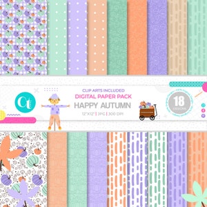 papel digital de otoño, papel digital de otoño, diseños de otoño, diseños de otoño, tema de fiesta de otoño, tema de fiesta de otoño, otoño de álbum de recortes, fiesta de otoño