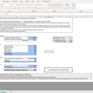 Airbnb Cashflow Calculator