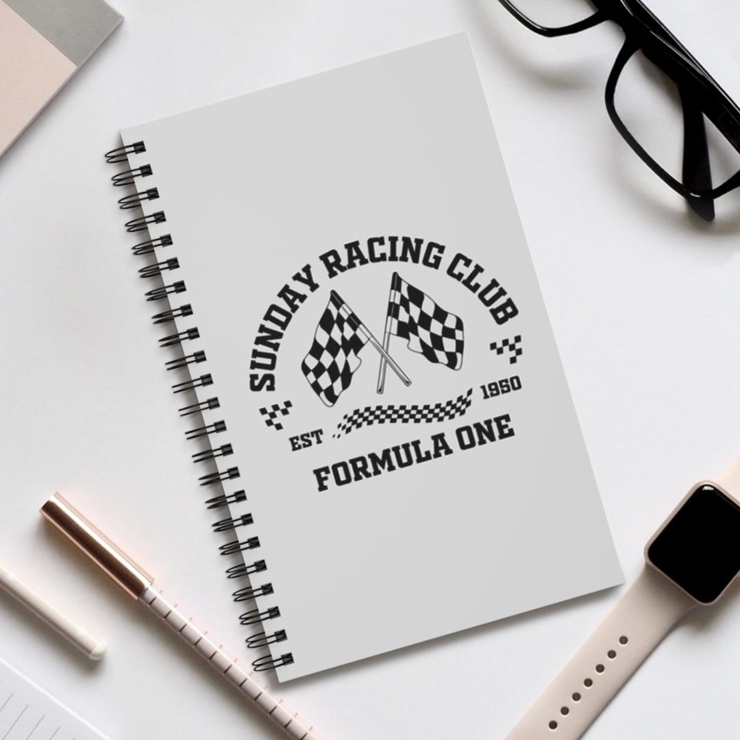 Sunday Racing Club Journal Notebook Mclaren Morris Ferrari Leclerc ...