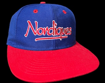 Vintage 1990’s NHL Quebec Nordiques The Game  snapback