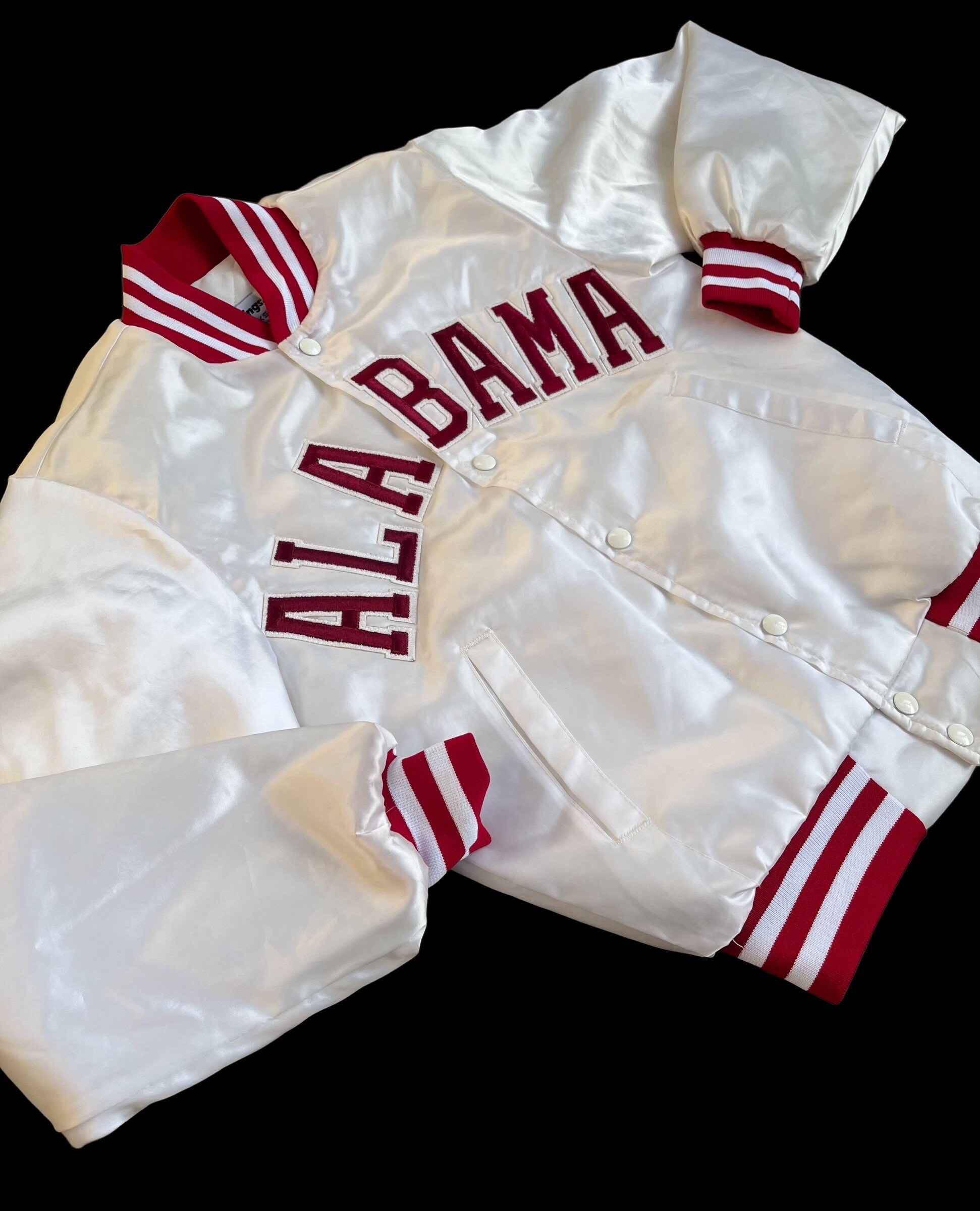 Vintage 1980/90's NCAA Alabama Crimson Tide Swingster Satin Bomber