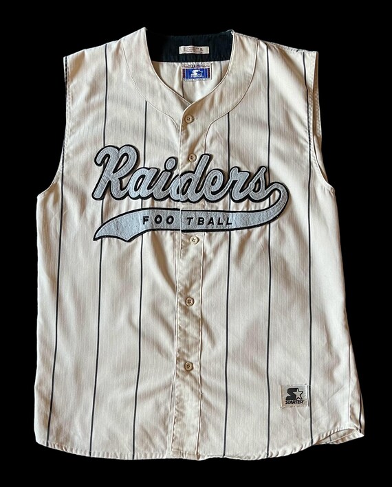 Raiders baseball jersey starter sale