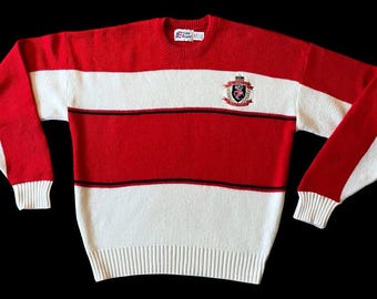 Vintage 1980’s NCAA Wisconsin Badgers Cliff Engle wool blend jumper Size M