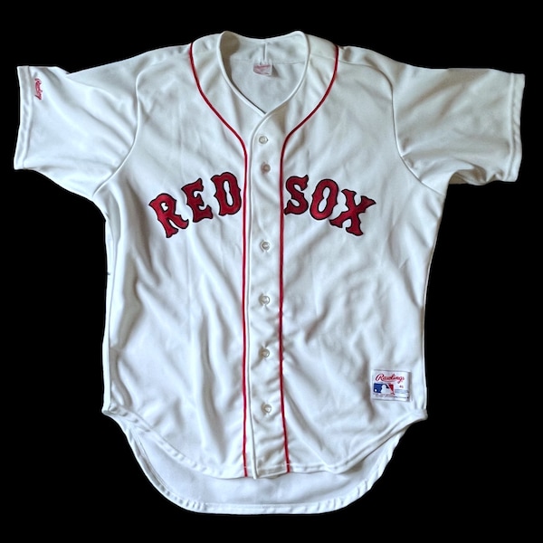 Maglia vintage MLB Boston Red Sox Rawlings degli anni '90 taglia 46 (XL)