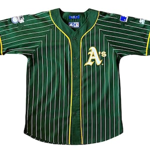Vintage 1990's MLB Oakland Athletics Pinstripe Starter Jersey Size