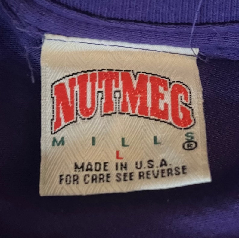 Vintage 1990s NBA Los Angeles Lakers Nutmeg Mills T Shirt Size Etsy