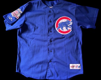 Vintage 1990’s MLB Chicago Cubs Majestic Diamond Collection baseball jersey size L