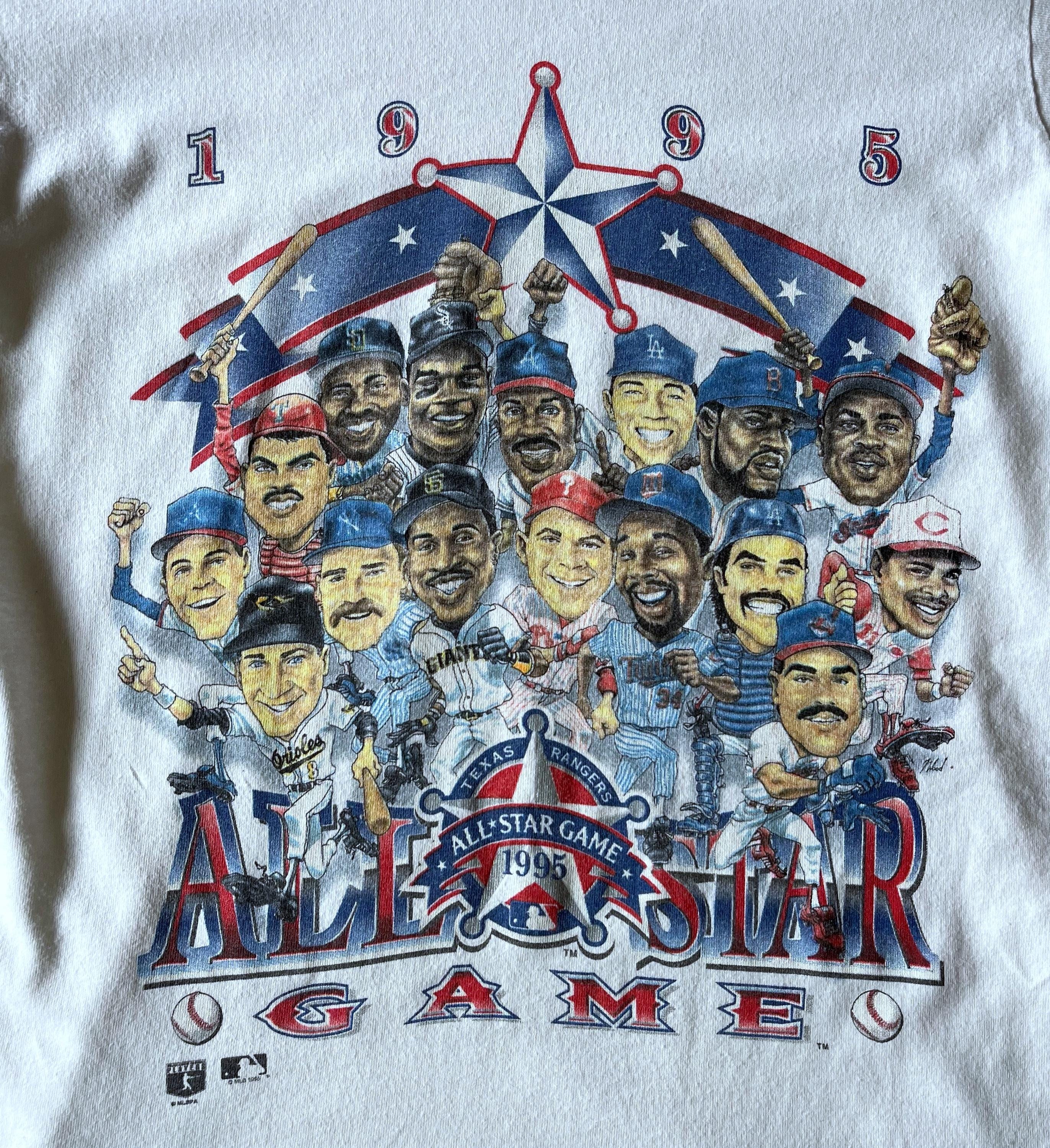 Vintage 1995 MLB All Star Game T Shirt-salem Sportswear -size M - Etsy
