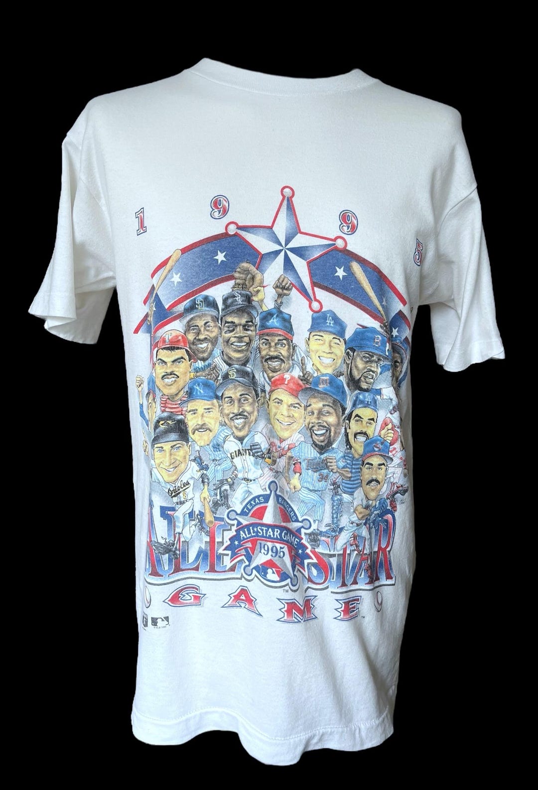 Vintage 1995 MLB All Star Game T Shirt-salem Sportswear -size M - Etsy