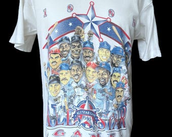 Vintage 1995 MLB All Star Game T Shirt-salem Sportswear -size M - Etsy