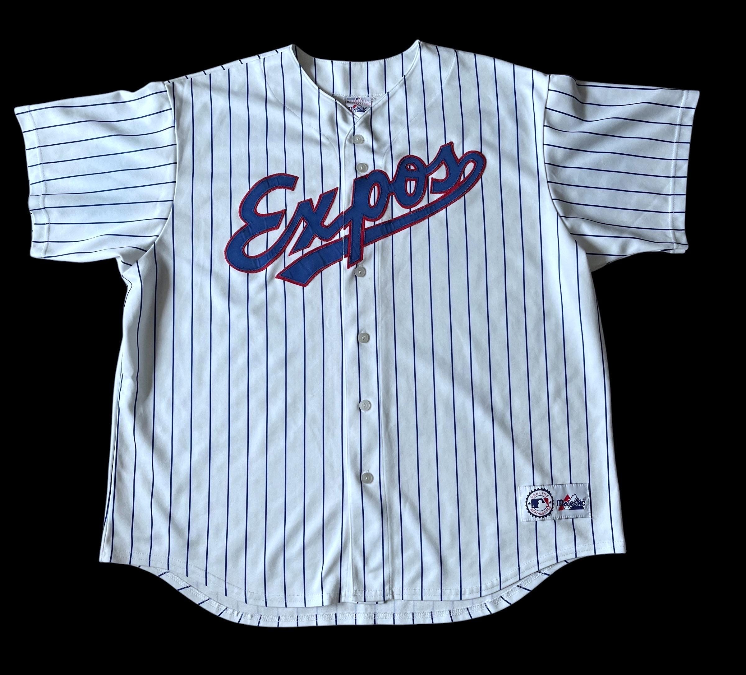 Vintage 90s Montreal Expos Majestic Jersey 2XL | MLB Throwback