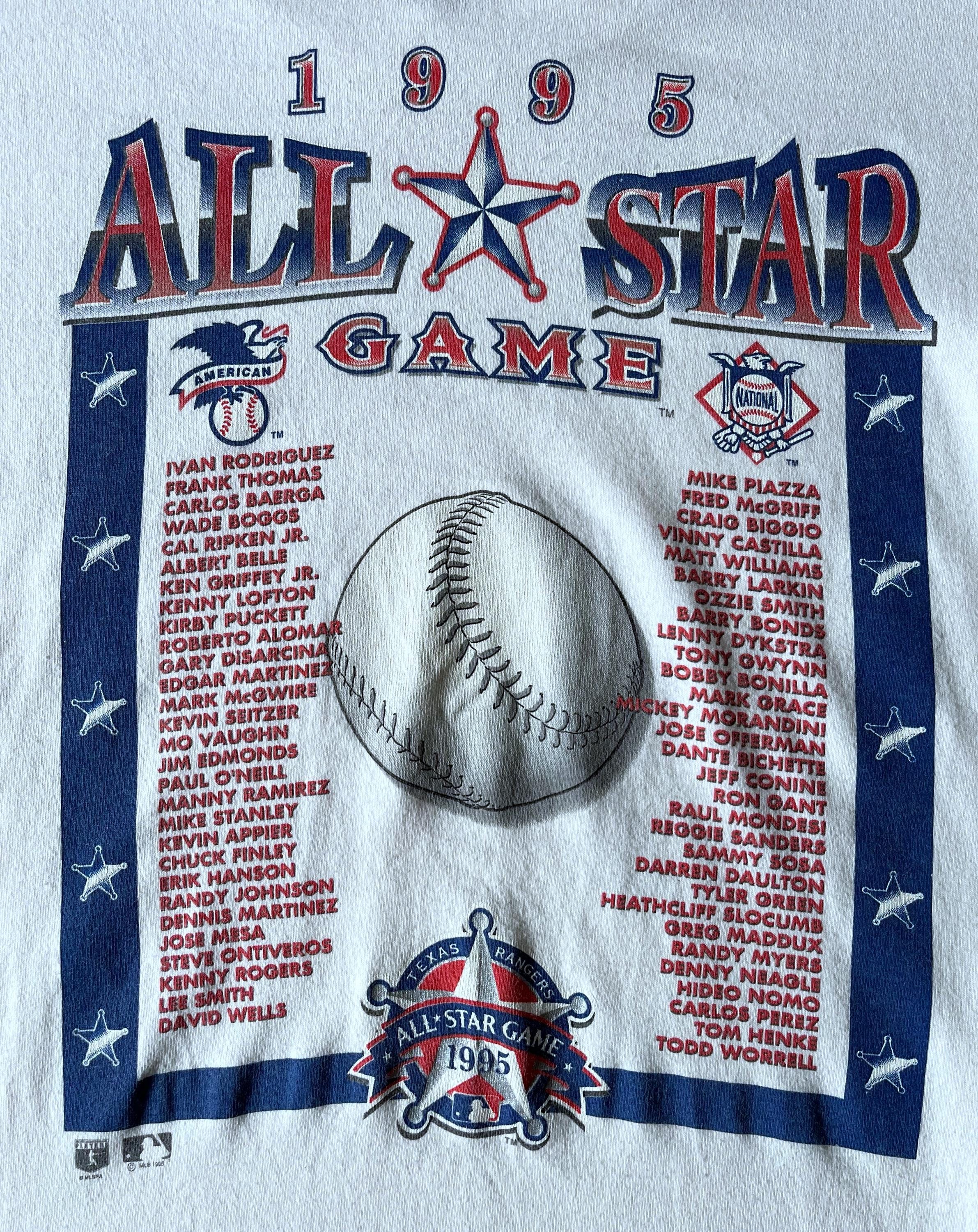 Vintage 1995 MLB All Star Game T Shirt-salem Sportswear -size M - Etsy