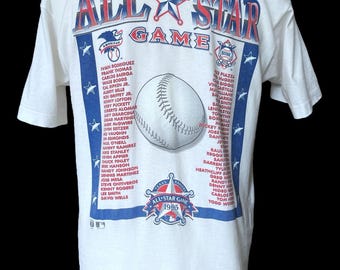 Vintage 1995 MLB All Star Game T Shirt-salem Sportswear -size M - Etsy