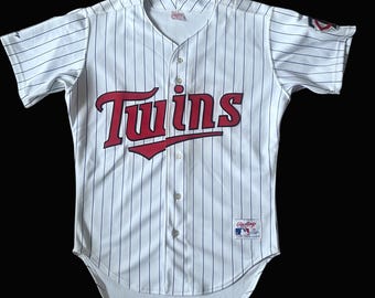 90's Minnesota Twins クーパーズタウン XL古着ゲームシャツ 90's Minnesota Twins クーパーズタウン XL古着ゲームシャツ