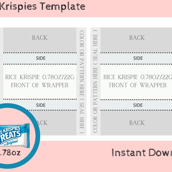 Rice Krispies Treats Template / Rice Krispies Label