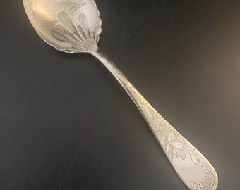 Towle "Engraved", 1905, Sugar Spoon, no monogram, “1891” engraved on the back